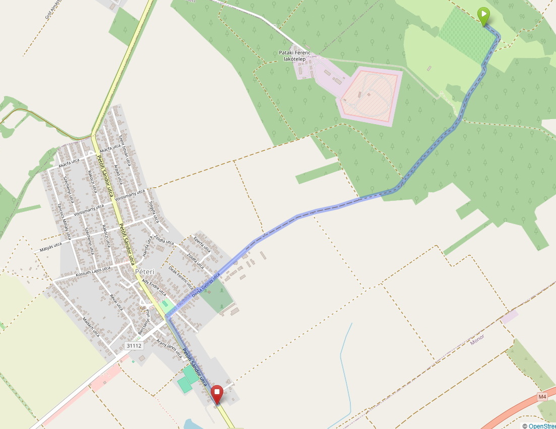 Bejglilejáró túra hazafelé irány Péteri buszmegállóba.