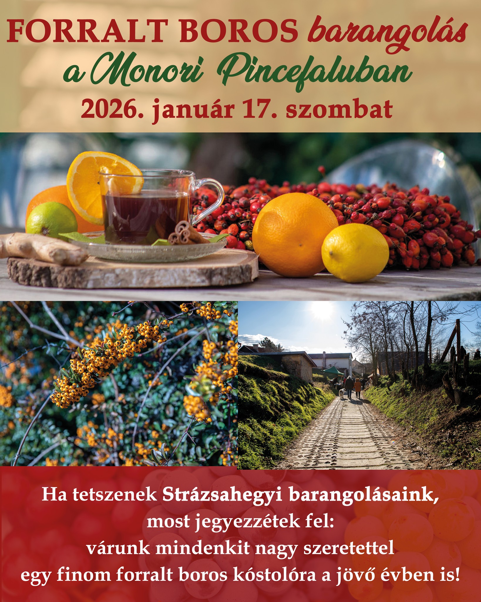 Forraltboros Barangolások a Monori Pincefaluban