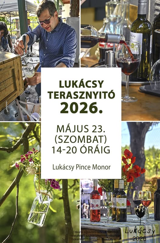 Tarasznyitó rendezvény a Lukácsy Pincében