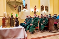 Szent János napi boráldás a monori Nagyboldogasszony templomban