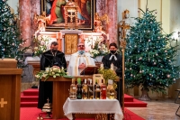 Szent János napi boráldás a monori Nagyboldogasszony templomban