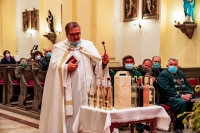 Szent János napi boráldás a monori Nagyboldogasszony templomban