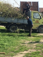 Téglagyári pincék, tavaszi rendrakás és kaszálás