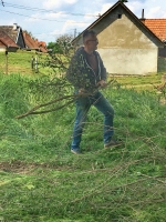 Téglagyári pincék, tavaszi rendrakás és kaszálás