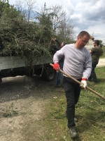 Téglagyári pincék, tavaszi rendrakás és kaszálás