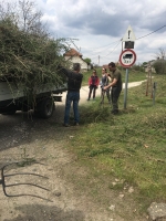 Téglagyári pincék, tavaszi rendrakás és kaszálás