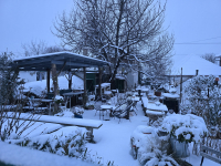 Végre itt a hó, januári pincefalu séta